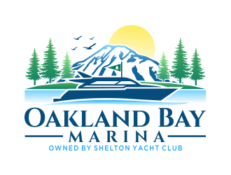 Oakland Bay Marina, owned by Shelton Yacht Club logo design by jm77788