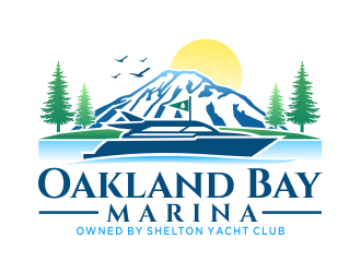 Oakland Bay Marina, owned by Shelton Yacht Club logo design by jm77788