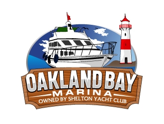 Oakland Bay Marina, owned by Shelton Yacht Club logo design by AamirKhan