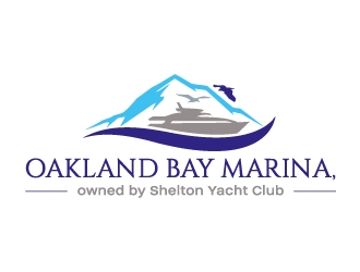 Oakland Bay Marina, owned by Shelton Yacht Club logo design by adwebicon