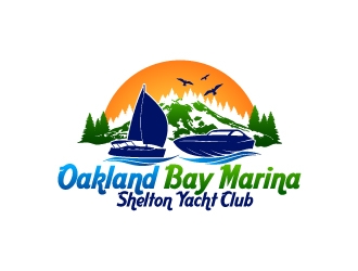 Oakland Bay Marina, owned by Shelton Yacht Club logo design by usashi