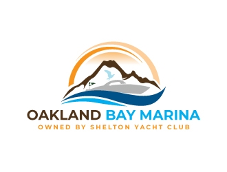 Oakland Bay Marina, owned by Shelton Yacht Club logo design by adwebicon