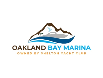Oakland Bay Marina, owned by Shelton Yacht Club logo design by adwebicon