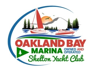 Oakland Bay Marina, owned by Shelton Yacht Club logo design by DreamLogoDesign