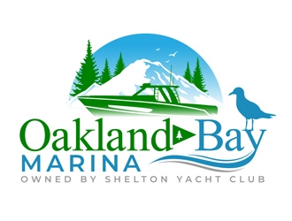 Oakland Bay Marina, owned by Shelton Yacht Club logo design by DreamLogoDesign