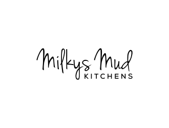 Milkys Mud Kitchens logo design by N3V4