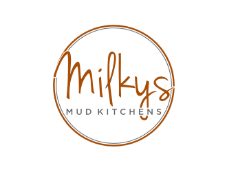 Milkys Mud Kitchens logo design by johana