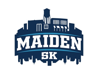 MAIDEN 5K logo design by KreativeLogos