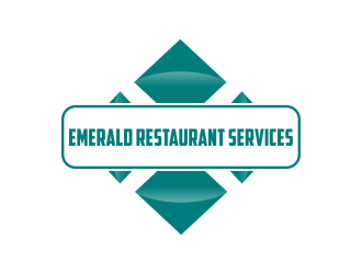 Emerald Restaurant Services logo design by Greenlight