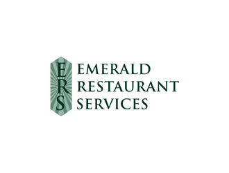 Emerald Restaurant Services logo design by alby