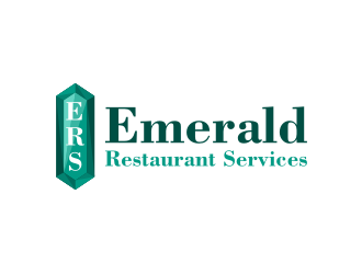 Emerald Restaurant Services logo design by GemahRipah