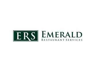 Emerald Restaurant Services logo design by mbamboex
