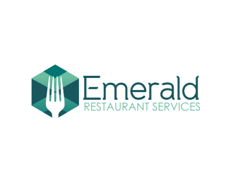 Emerald Restaurant Services logo design by serprimero