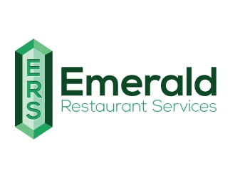 Emerald Restaurant Services logo design by sanu