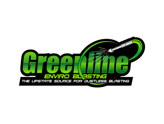 Greenline Enviro Blasting  logo design by beejo