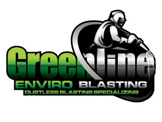 Greenline Enviro Blasting  logo design by Suvendu