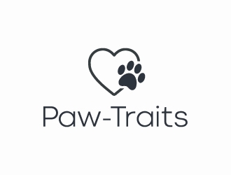 Paw-Traits logo design by Janee