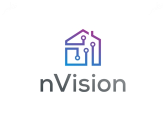 nVision logo design by Kebrra