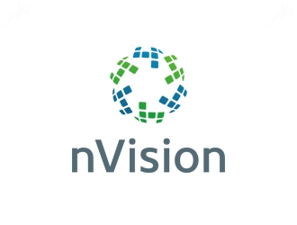 nVision logo design by Kebrra