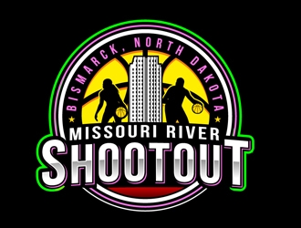 Missouri River Shootout logo design by DreamLogoDesign