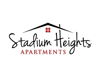 Stadium Heights Apartments logo design by akilis13