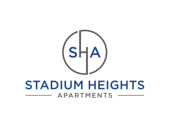 Stadium Heights Apartments logo design by asyqh