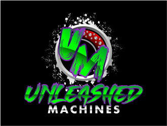 Unleashed Machines logo design by cintoko