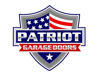 Patriot Garage Doors logo design by AamirKhan