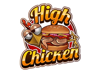 High Chicken  logo design by DreamLogoDesign