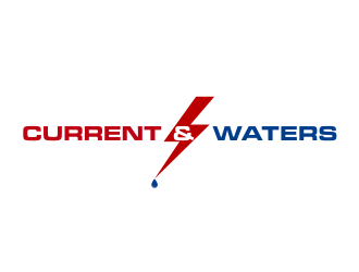 Current & Waters logo design by ammad
