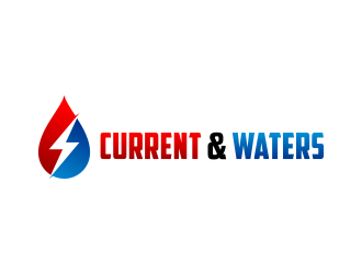 Current & Waters logo design by lexipej