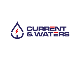 Current & Waters logo design by sheilavalencia