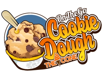 On The Go Cookie Dough logo design by Suvendu