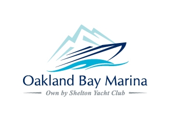 Oakland Bay Marina, owned by Shelton Yacht Club logo design by Marianne