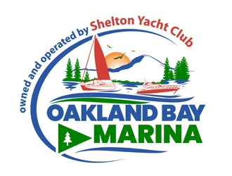 Oakland Bay Marina, owned by Shelton Yacht Club logo design by DreamLogoDesign