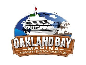 Oakland Bay Marina, owned by Shelton Yacht Club logo design by AamirKhan