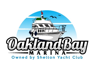 Oakland Bay Marina, owned by Shelton Yacht Club logo design by AamirKhan