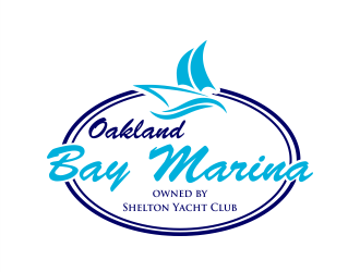 Oakland Bay Marina, owned by Shelton Yacht Club logo design by Gwerth
