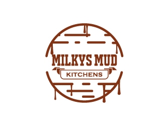 Milkys Mud Kitchens logo design by AamirKhan
