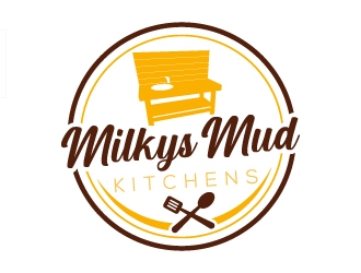 Milkys Mud Kitchens logo design by MUSANG