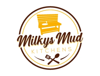 Milkys Mud Kitchens logo design by MUSANG