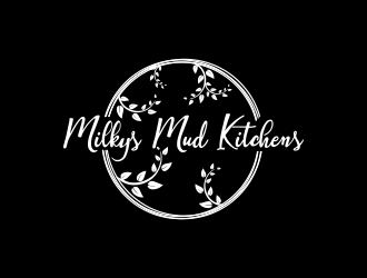 Milkys Mud Kitchens logo design by giphone