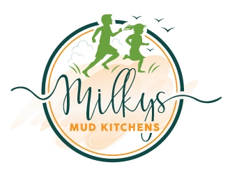 Milkys Mud Kitchens logo design by REDCROW