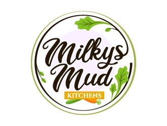 Milkys Mud Kitchens logo design by iamjason