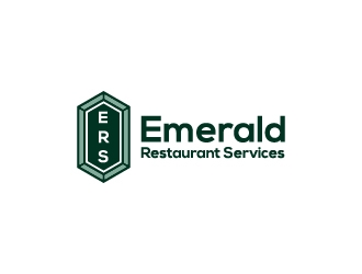 Emerald Restaurant Services logo design by wongndeso