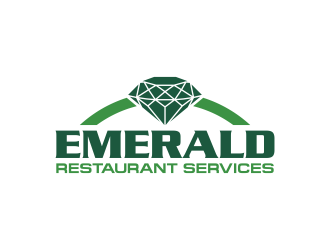 Emerald Restaurant Services logo design by Panara