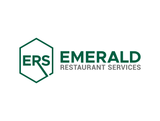 Emerald Restaurant Services logo design by lexipej