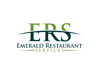 Emerald Restaurant Services logo design by Gwerth