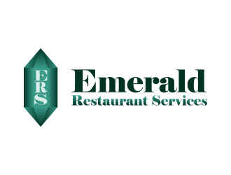 Emerald Restaurant Services logo design by nona