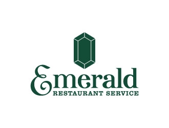 Emerald Restaurant Services logo design by azure